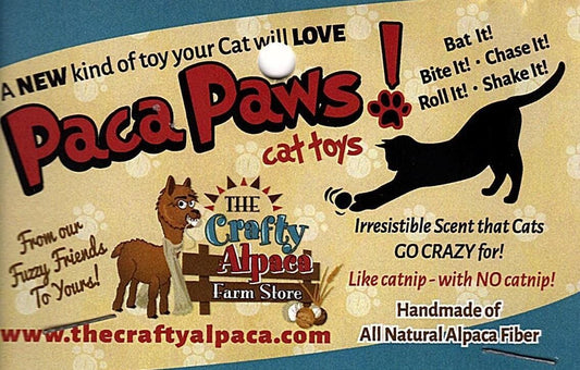 44  PacaPaws Felted Alpaca Cat Toys